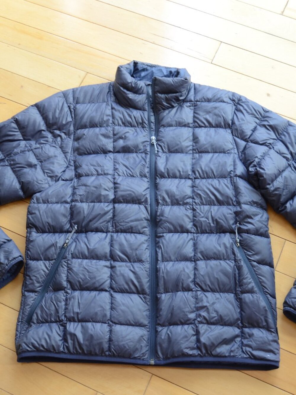 REI Co-op Men's Down Jacket in a dark blue Size M men